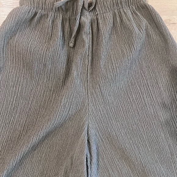 ZARA Women’s brown/grayish Texture  Wide Trouser Size Medium - Picture 12 of 15